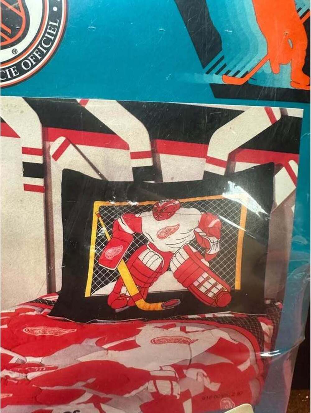 NHL Detroit Red Wings Pillow Sham vintage